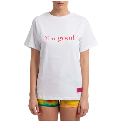 Shop Ireneisgood Women's T-shirt Short Sleeve Crew Neck Round  Good In White