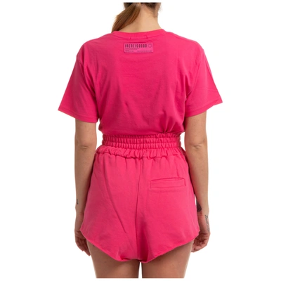 Ireneisgood Pink Jersey T-shirt With Print In Pink
