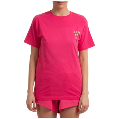 Shop Ireneisgood Women's T-shirt Short Sleeve Crew Neck Round  Bl In Pink