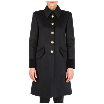 Shop Alberta Ferretti Women's Coat In Black