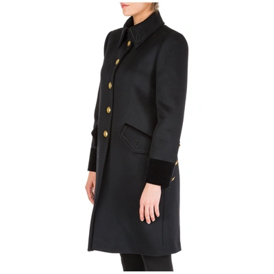 Shop Alberta Ferretti Women's Coat In Black