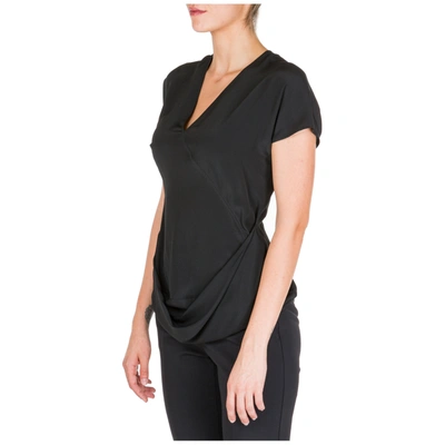 Shop Rick Owens Women's Top Short Sleeve In Black