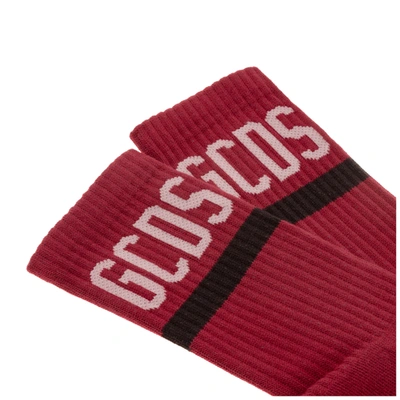 Shop Gcds Women's Socks Logo In Red