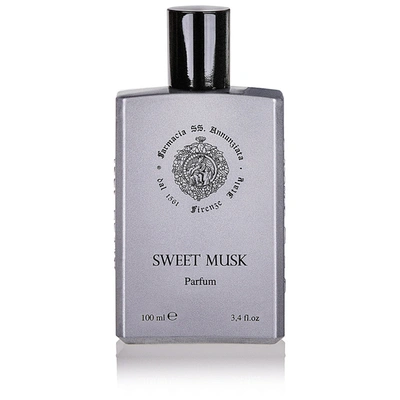 Shop Farmacia Ss Annunziata Sweet Musk Perfume Parfum 100 ml In Silver