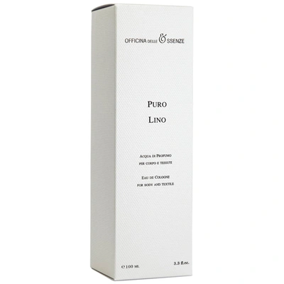 Shop Officina Delle Essenze Puro Lino Perfume Eau De Cologne 100 ml In White