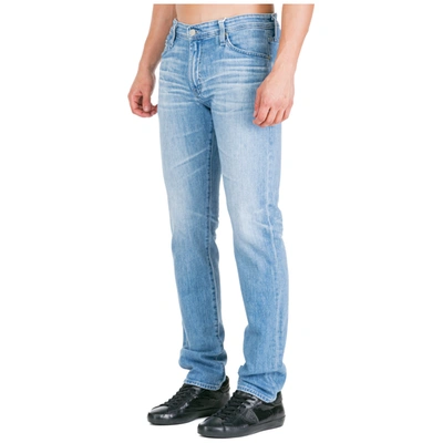 Shop Adriano Goldschmied Men's Jeans Denim Everett In Light Blue
