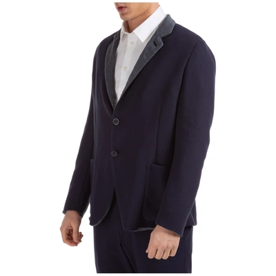 Shop Emporio Armani Men's Jacket Blazer In Blue