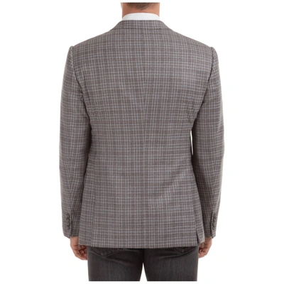 Shop Emporio Armani Men's Wool Jacket Blazer In Grey