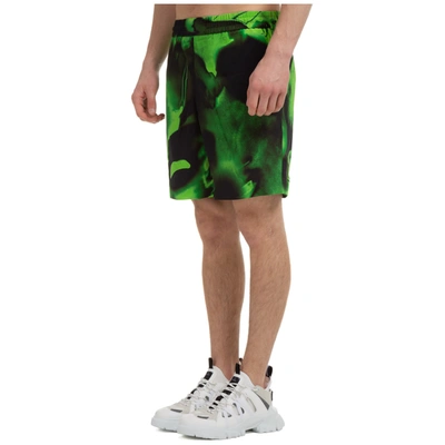 Shop Mcq By Alexander Mcqueen Men's Shorts Bermuda Fantasma In Green