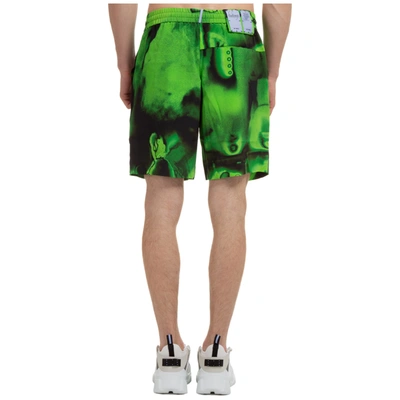 Shop Mcq By Alexander Mcqueen Men's Shorts Bermuda Fantasma In Green