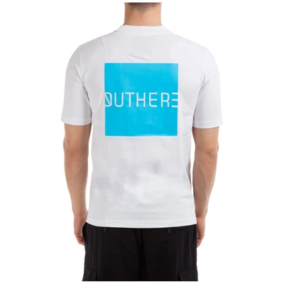 Shop Outhere Men's Short Sleeve T-shirt Crew Neckline Jumper  Lunar In White