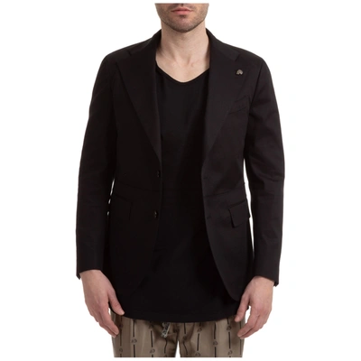 Shop Gabriele Pasini Men's Jacket Blazer  Roma In Black