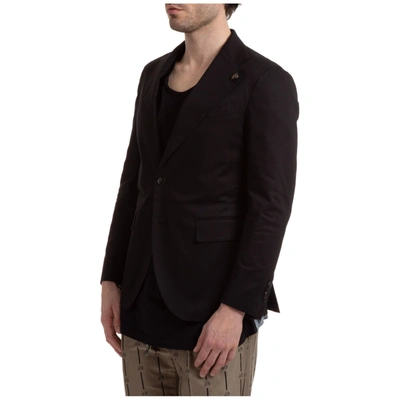 Shop Gabriele Pasini Men's Jacket Blazer  Roma In Black