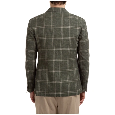 Shop Lardini Men's Jacket Blazer In Green