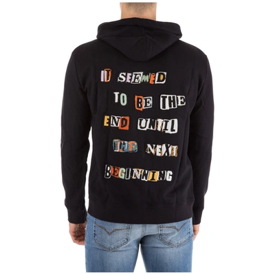 Shop Valentino Men's Hoodie Sweatshirt Sweat In Black