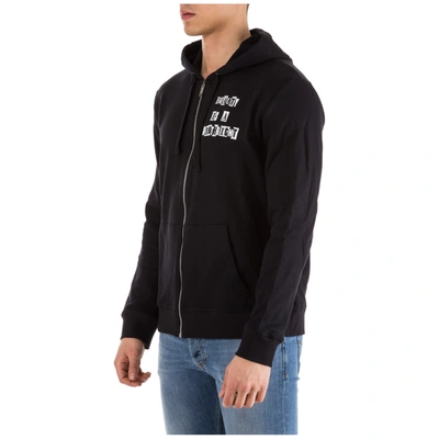 Shop Valentino Men's Hoodie Sweatshirt Sweat In Black