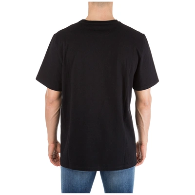 Shop Stella Mccartney Men's Short Sleeve T-shirt Crew Neckline Jumper In Black
