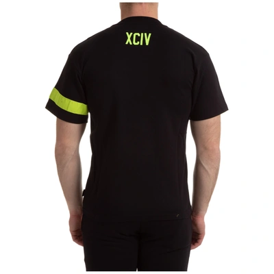 Shop Gcds Men's Short Sleeve T-shirt Crew Neckline Jumper Logo In Black