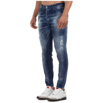 Shop Dsquared2 Men's Jeans Denim Skinny In Blue