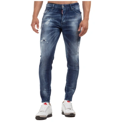 Shop Dsquared2 Men's Jeans Denim Skinny In Blue