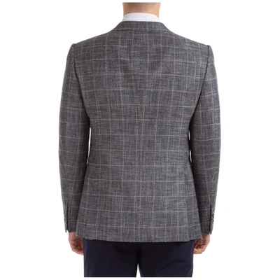 Shop Emporio Armani Men's Jacket Blazer In Grey