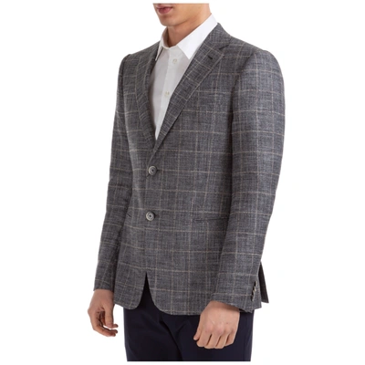 Shop Emporio Armani Men's Jacket Blazer In Grey