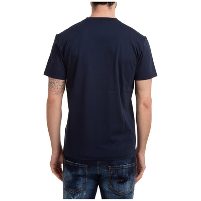 Shop Dsquared2 Men's Short Sleeve T-shirt Crew Neckline Jumper Icon In Blue