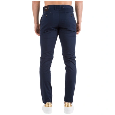 Shop Michael Kors Men's Trousers Pants Skinny In Blue
