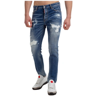 Shop Dsquared2 Men's Jeans Denim Cool Guy Icon In Light Blue