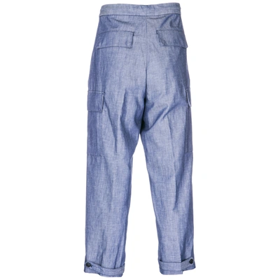 Shop Emporio Armani Men's Trousers Pants In Blue