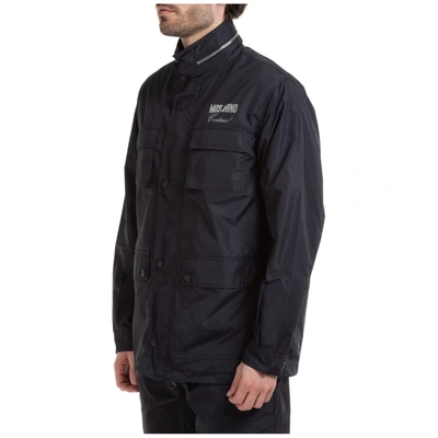 Shop Moschino Men's Outerwear Jacket Blouson In Black