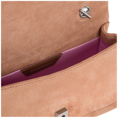 Shop Emporio Armani Women's Shoulder Bag In Brown