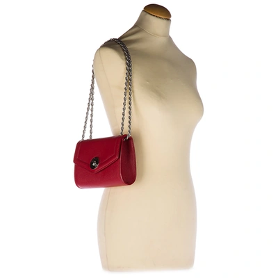 Shop D'este Women's Clutch With Shoulder Strap Handbag Bag Purse  Antibes In Red