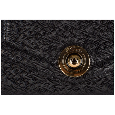 Shop D'este Women's Clutch With Shoulder Strap Handbag Bag Purse  Antibes In Black