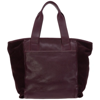 Shop Hogan Women's Leather Shoulder Bag In Purple