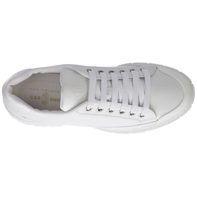 Shop Car Shoe Women's Shoes Leather Trainers Sneakers In White