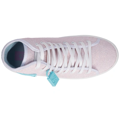Shop Chiara Ferragni Women's Shoes High Top Trainers Sneakers  Eyelike In Pink