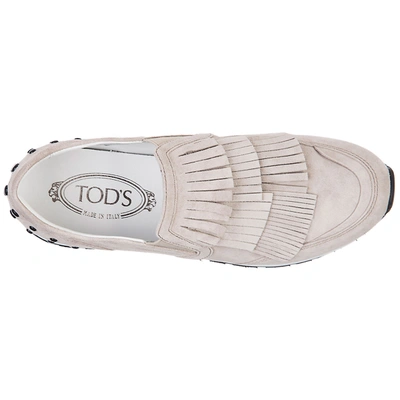 Shop Tod's Slip-on Shoes In Beige