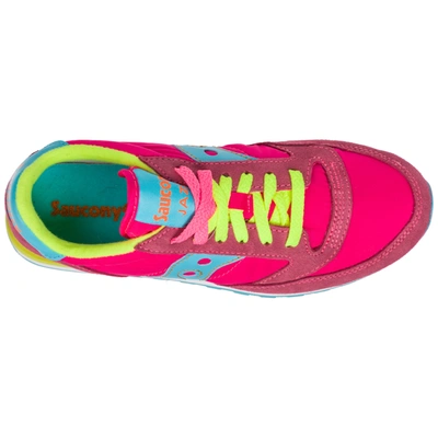 Shop Saucony Women's Shoes Leather Trainers Sneakers  Jazz O In Pink