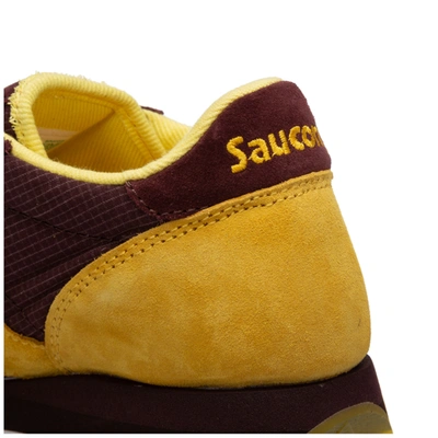 Shop Saucony Men's Shoes Suede Trainers Sneakers  Jazz Triple In Brown