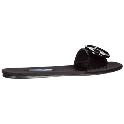 Shop Prada Slides In Black