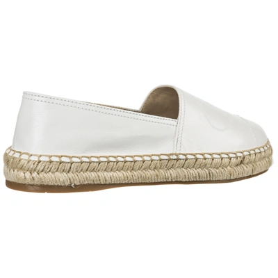 Shop Prada Women's Espadrilles Slip On Shoes In White