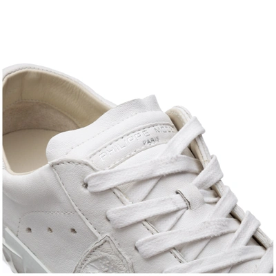 Shop Philippe Model Women's Shoes Leather Trainers Sneakers  Prsx In White