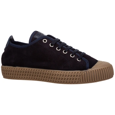 Shop Car Shoe Women's Shoes Suede Trainers Sneakers In Blue