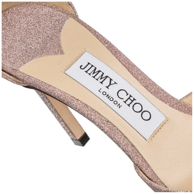 Shop Jimmy Choo Women's Heel Sandals Lane 85 In Pink