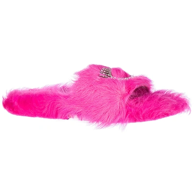 Shop Chiara Ferragni Women's Slippers Sandals   Logomania In Pink