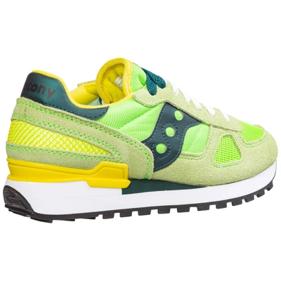 Shop Saucony Women's Shoes Suede Trainers Sneakers Shadow O In Green