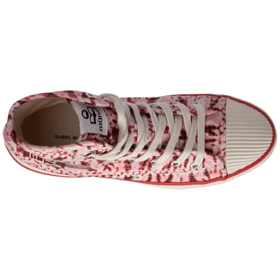 Shop Isabel Marant Women's Shoes High Top Trainers Sneakers In Red