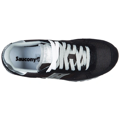 Shop Saucony Women's Shoes Suede Trainers Sneakers  Shadow O In Black