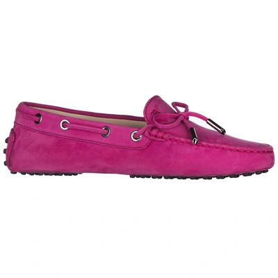Shop Tod's Heaven Loafers In Pink